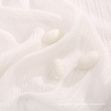 Modern style 58% SILK 42% COTTON cotton silk blend fabric for skirt very lightweight